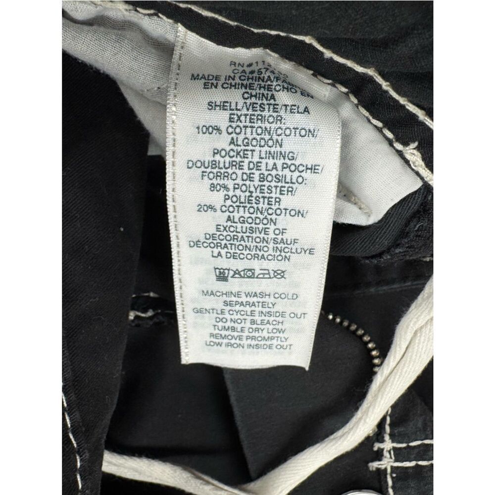 True Religion Military Black Cargo Pants Women’s 29 - Picture 5 of 7